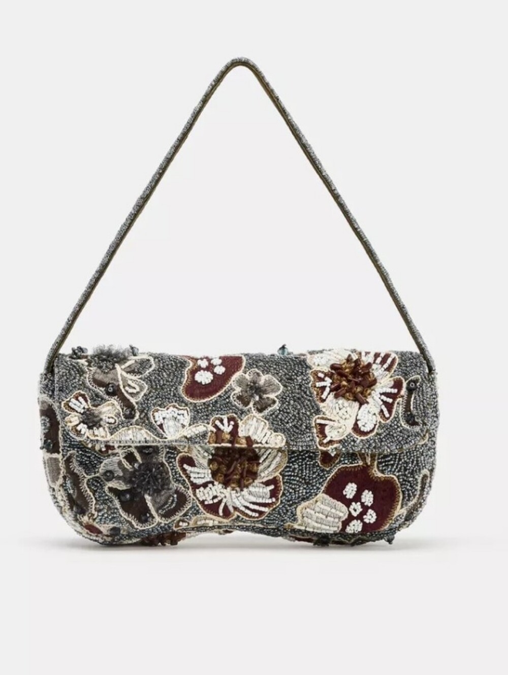 BNWT! Zara Beaded Shoulder Bag